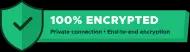 100% encrypted