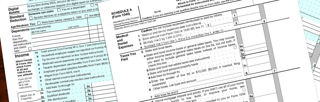 Common Form 1040 Attachments